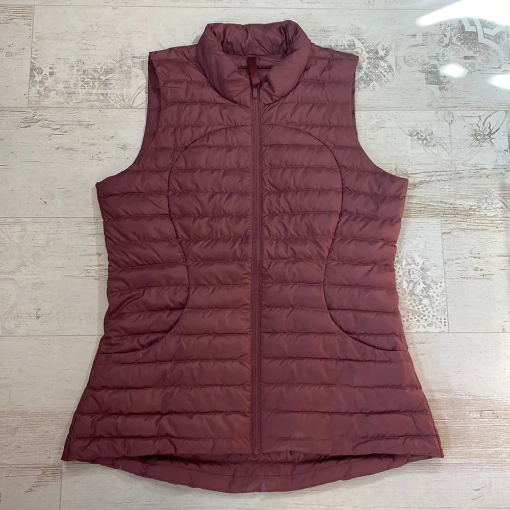 Lululemon Pack It Down Vest In Plumful Size 10 NWOT